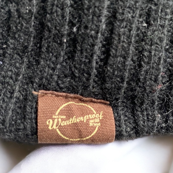 Vintage weatherproof knit beanie hat - Picture 2 of 2